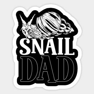 Snail lover - Snail Dad Sticker